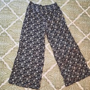 Ditsy Floral Flowy Pants